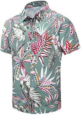 SheLucki Hawaiian Shirts for Men