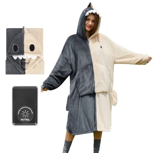 Wearable Heated Blanket Hoodie