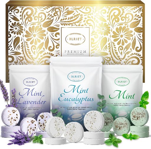 18 Pack of Natural Essential Oils Shower Steamers