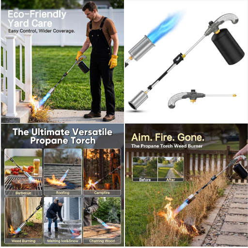 30" Koackl Propane Torch Ice and Weed Burner w/ Piezo Ignition Deal