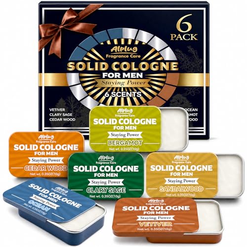 Solid Cologne Set 6-Pack Deal