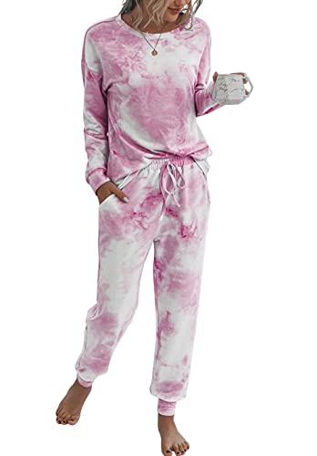 2-Piece PRETTYGARDEN Women's Long Sleeve Pajama Set Deal
