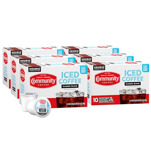 Community Coffee Keurig Iced Coffee Pods (6 X10-Count)