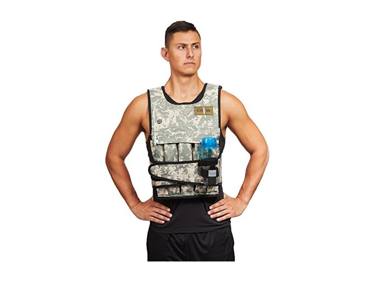 CROSS101 Adjustable Weighted Vest without Shoulder Pads (40lbs) Deal