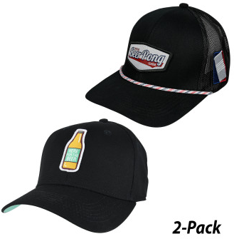 2-Pack Beer Men's Caps Deal