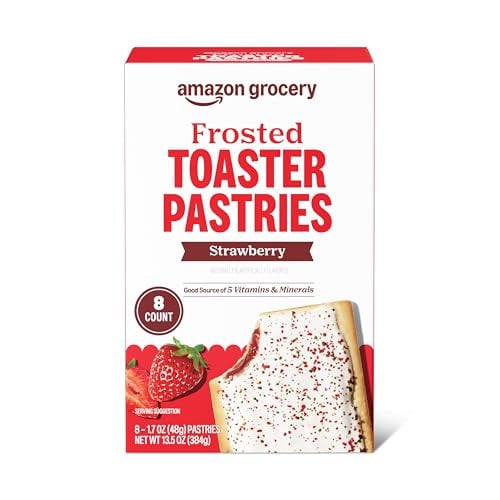 Amazon Grocery Frosted Toaster Pastries (Strawberry) 8-Count