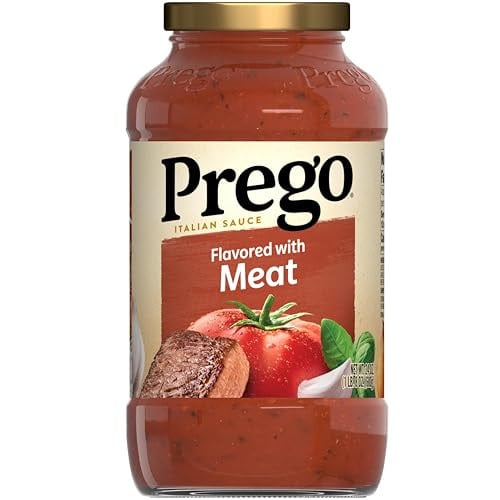 PREGO Pasta Sauce Meat Flavored 24oz Jar Deal