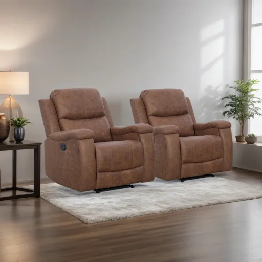 Red Barrel Studio 37" W Manual Reclining Living Room Set with Hidden Cupholder (Set of 2) Deal