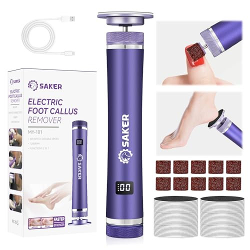 Saker Cordless Foot File / Callus Remover