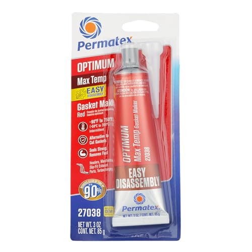 Permatex OPTIMUM RED High Temperature Gasket Maker 3.35-Oz