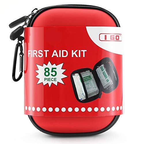 I GO 85 Pieces Hard Shell Mini Compact First Aid Kit Deal