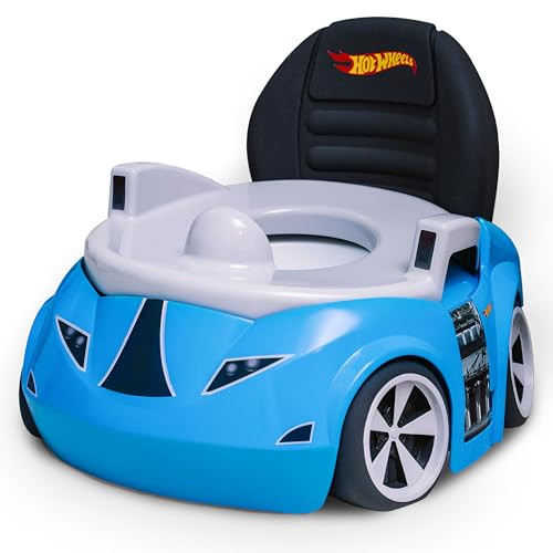Hot Wheels Blue Race Car Potty Training Toilet Ages 12 Months and Up