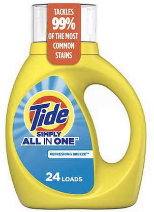 Tide Simply 31-32oz Liquid Deal