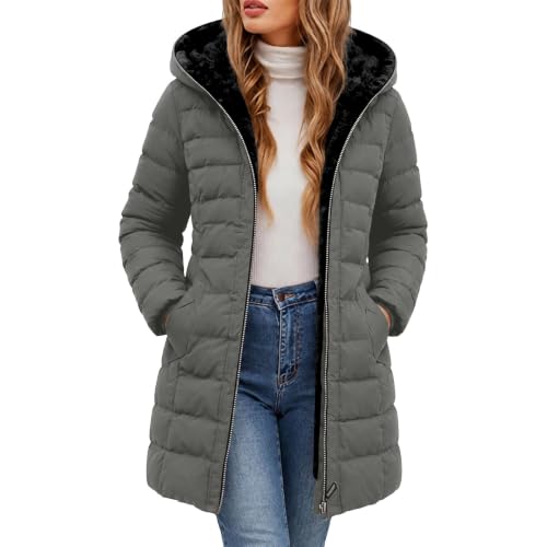 Women's Fleece Lined Puffer Jacket