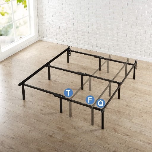 Zinus Michelle 12" Compack Bed Frame for Box Spring & Mattress Sets