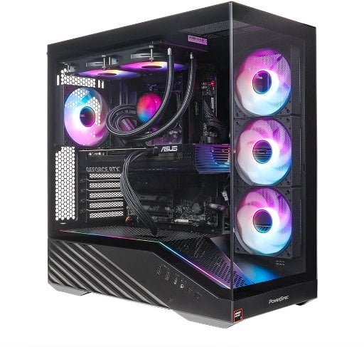 PowerSpec G765 Gaming PC with RTX 5080 16GB, Ryzen 7 9800X3D, and 2TB SSD