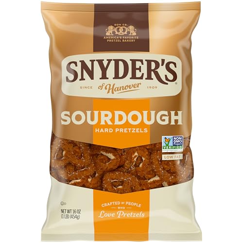 Snyder's of Hanover Sourdough Hard Pretzels 16 Oz Bag Deal