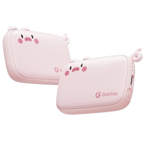 Gaiatop Ultra-Slim Rechargeable Hand Warmers, 2-Pack