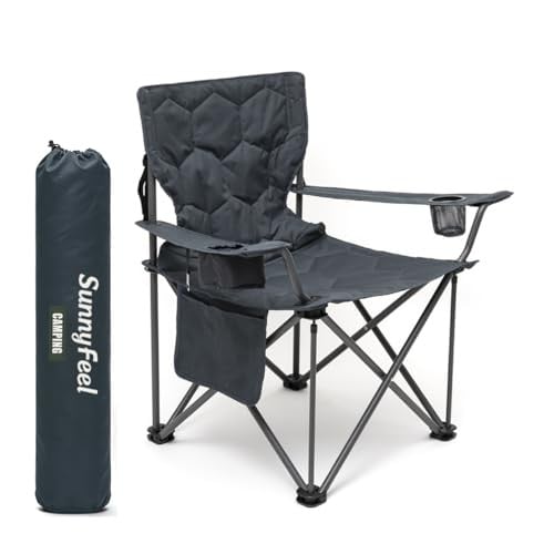 SUNNYFEEL Heavy Duty Oversized Camping Chairs 500lbs Deal
