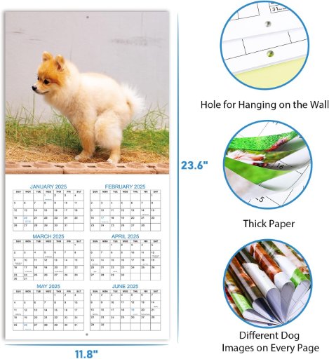 Crapping Dog Calendar