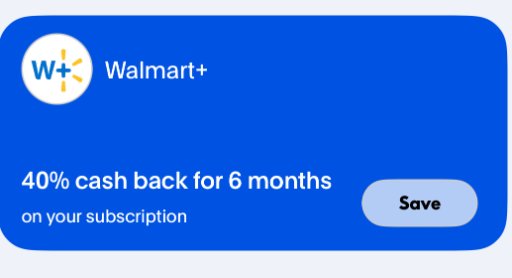 Eligible PayPal Members: 6-Months Walmart+ Membership