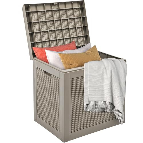 DWVO 32 Gallon Indoor Outdoor Storage Box