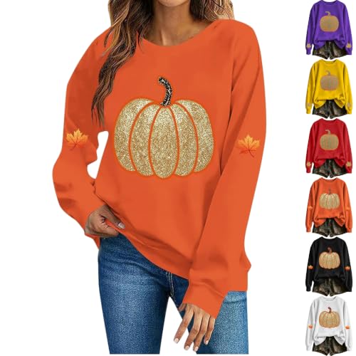 Fall Pumpkin Graphic Sweatshirts Deal