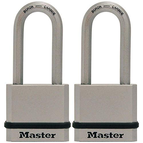 Master Lock M530XTLH Magnum Solid Steel Keyed Alike Padlocks 2-Count
