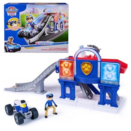 Paw Patrol Search & Rescue Lift 'N' Repair Playset w/ Exclusive Ryder Figure & ATV Deal