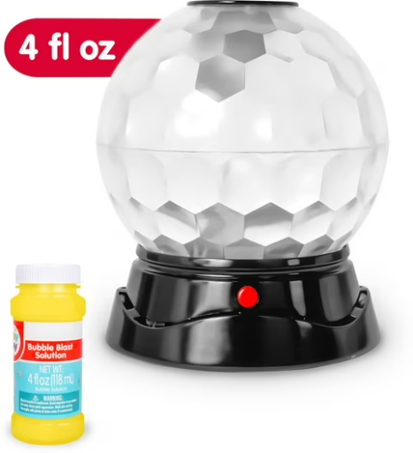 Play Day 9" Light-Up Disco Ball Bubble Machine Deal