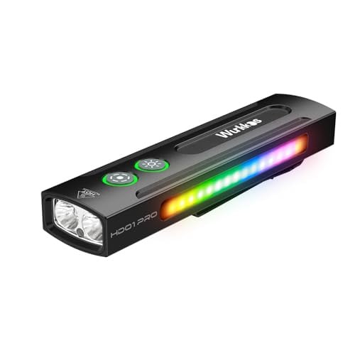 Wurkkos 1200 lumens 6-in-1 Magnetic Flashlight w/ White, Green & UV Light