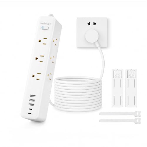Neliangia 14-Outlet 6' Surge Protector Power Strip w/ 5 USB Ports Deal