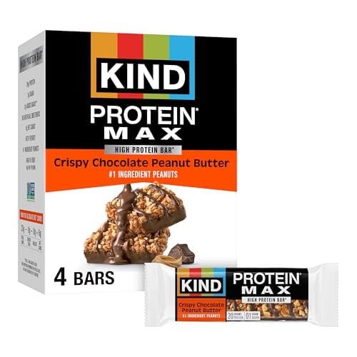 KIND Protein MAX Bars Crispy Chocolate Peanut Butter 4-Pack 2.2-Oz Deal