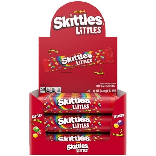 SKITTLES Littles Originals Fruit Flavored Candy, 1.7 Ounce (24 Count) Deal