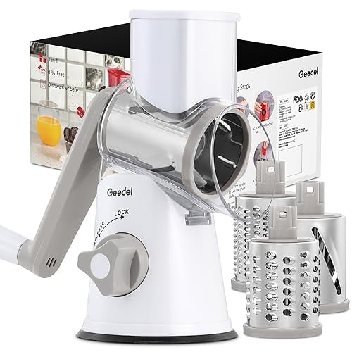 Geedel Rotary Cheese Grater Hand Crank Deal