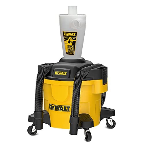DEWALT Cyclone Dust Separator w/ Poly Tank 6-Gallon