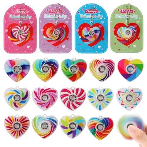 Fidget Spinner Keychains Set (28 Pcs) Deal