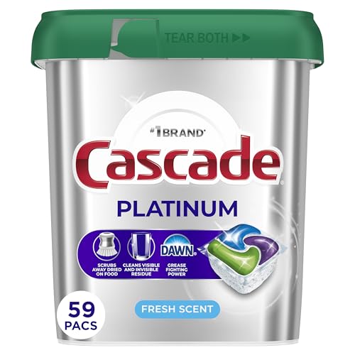 Cascade Platinum Dishwasher Pods 59-Count (Fresh) Deal