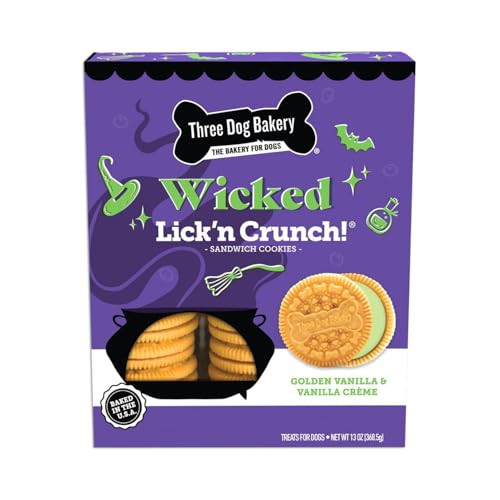 Three Dog Bakery Wicked Lick'n Crunch! Sandwich Cookies