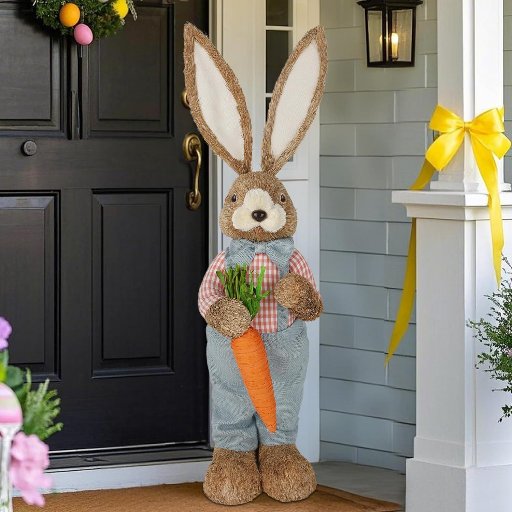 2.7' Large Easter Bunny Decor