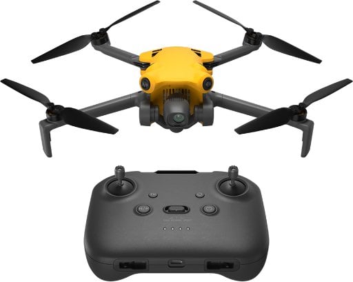 Skyrover X1 4K Drone with Remote Controller, Yellow