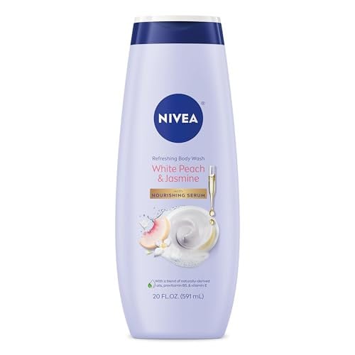 NIVEA Refreshing White Peach and Jasmine Body Wash 20 Fl Oz Deal