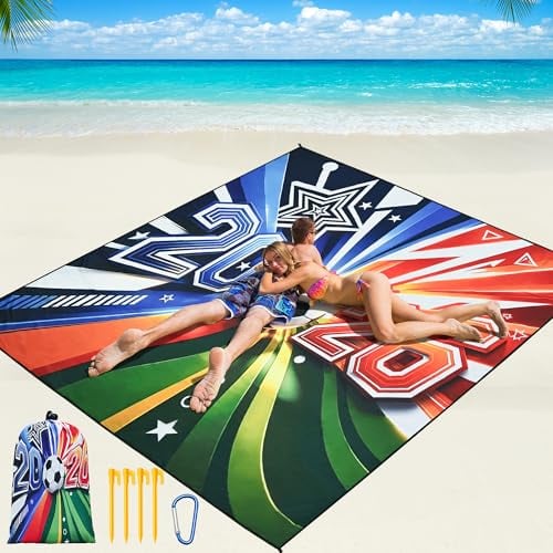 WIWIGO Sandproof Beach Blanket 79" x 83" Deal