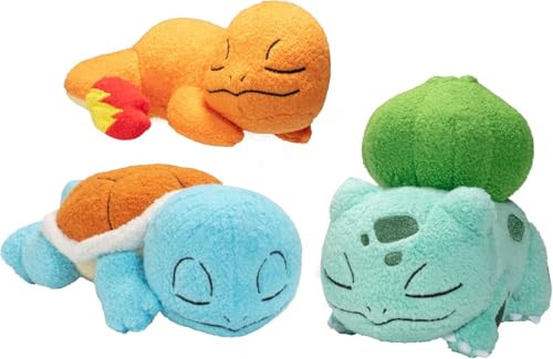 3-Pack 5" Pokemon Officially Licensed Plushes (Squirtle, Charmander & Bulbasaur)