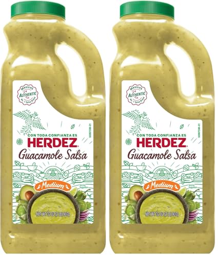 HERDEZ Guacamole Salsa, Medium, 32 oz. jug (Pack of 2) Deal