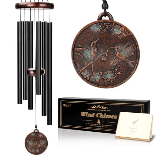 Wind Chimes for Outside, 32" Hummingbird Outdoor Wind Chime Deal