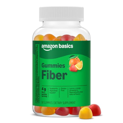 Amazon Basics Fiber 4g Gummies