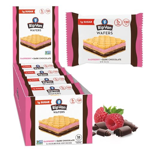 16-Pack 0.78-Oz Rip Van Wafer Cookies (Dark Chocolate Raspberry)