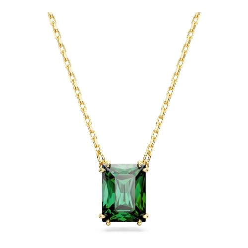 Swarovski Stilla Matrix Pendant Necklace (Green) Deal