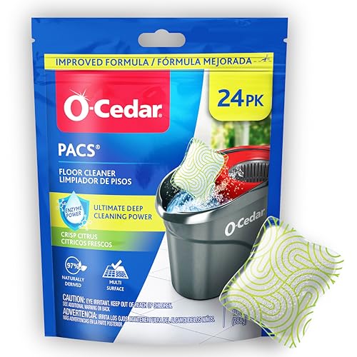 O-Cedar PACS Hard Floor Cleaner 24-Count (Crisp Citrus) Deal